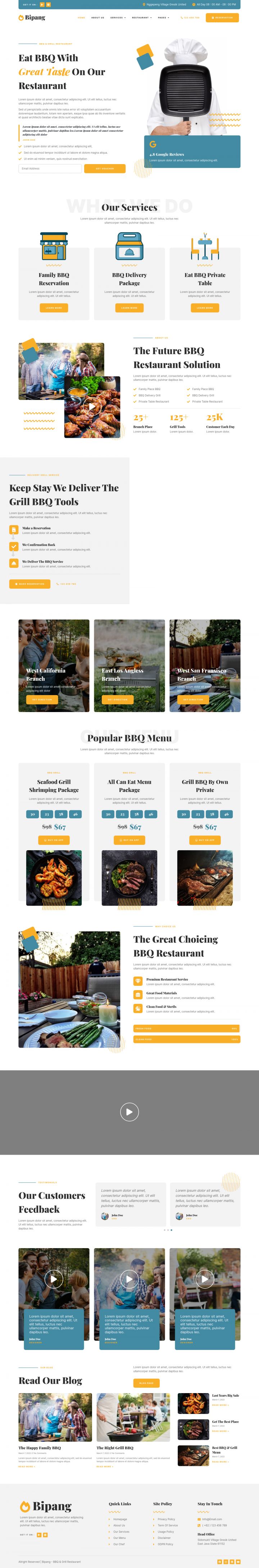 WordPress шаблон ThemeForest Bipang