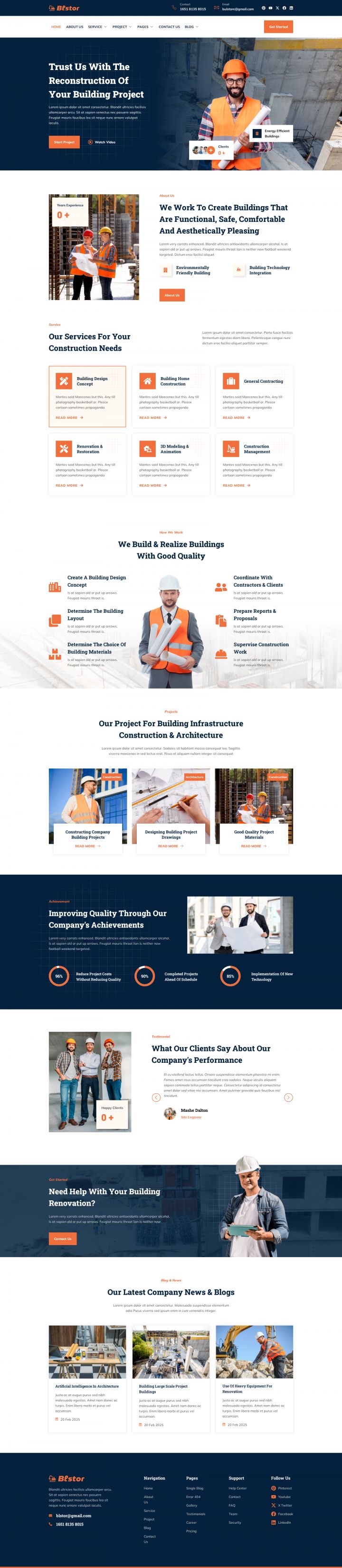 WordPress шаблон ThemeForest Blstor