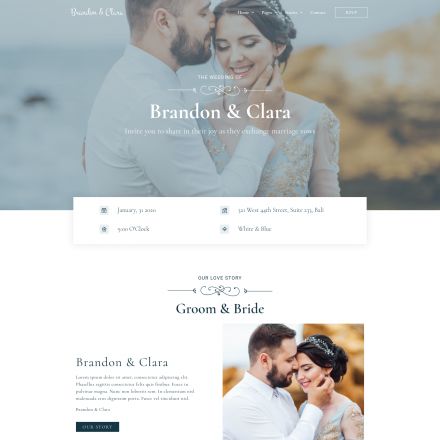 ThemeForest Brandon & Clara