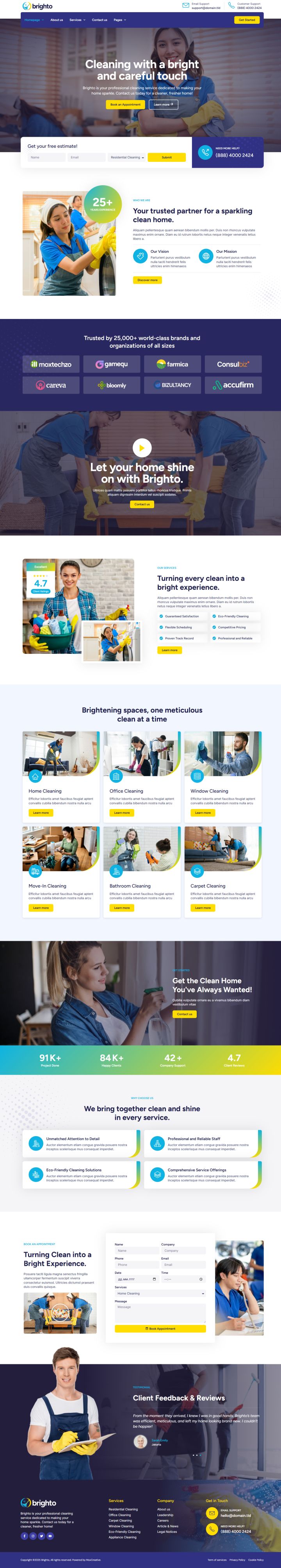 WordPress шаблон ThemeForest Brighto
