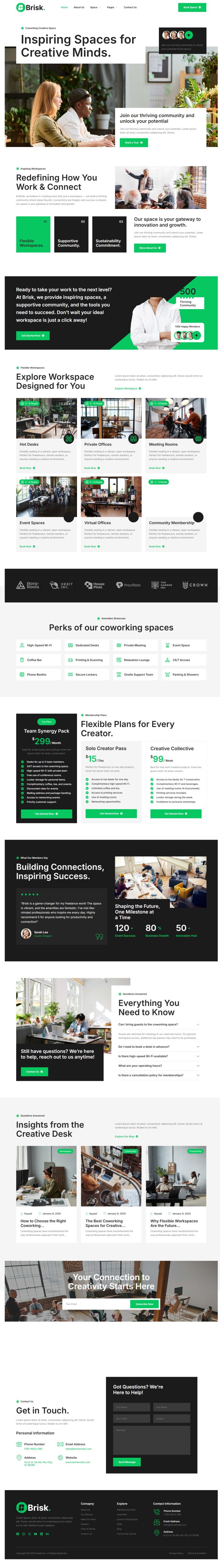 WordPress шаблон ThemeForest Brisk