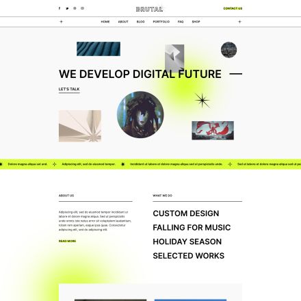 ThemeForest Brutal