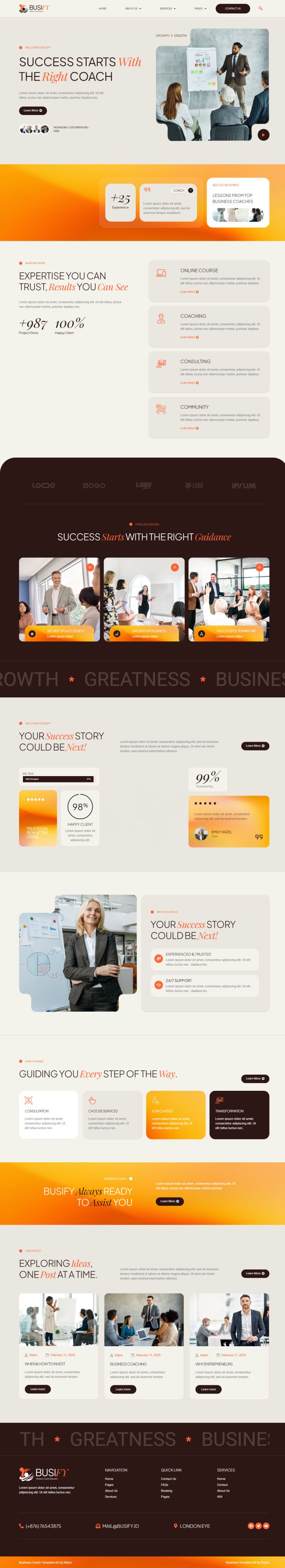 WordPress шаблон ThemeForest Busify