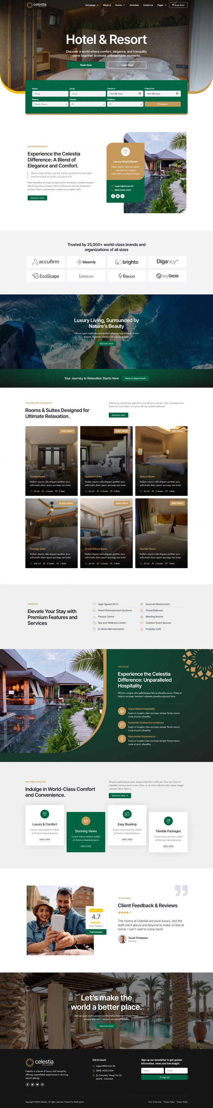 WordPress шаблон ThemeForest Calestia