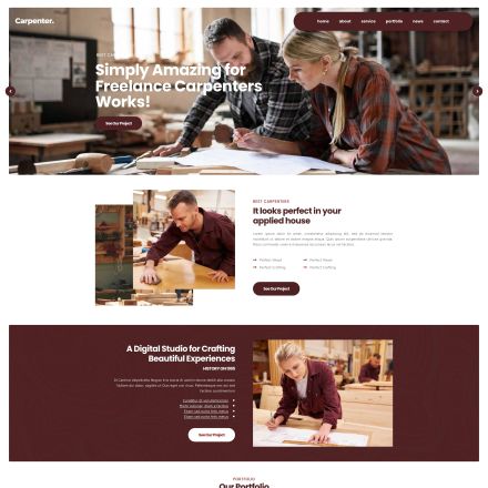 ThemeForest Carpenter