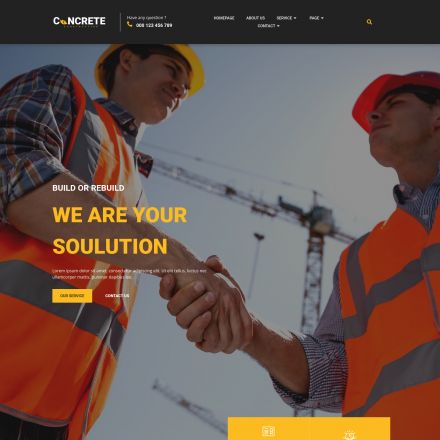 ThemeForest Concrete