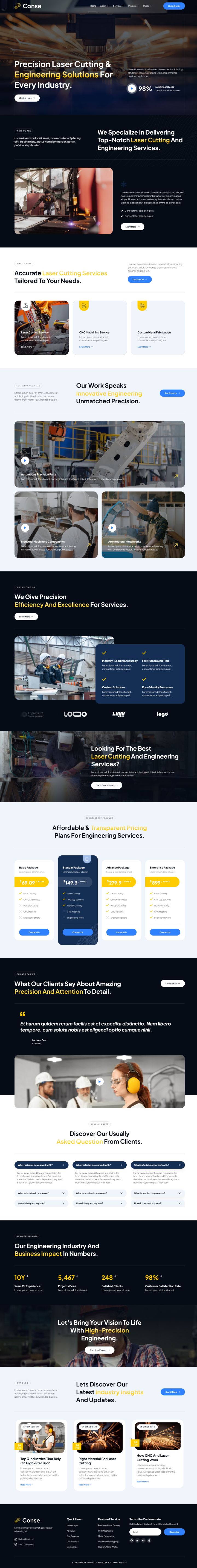 WordPress шаблон ThemeForest Conse