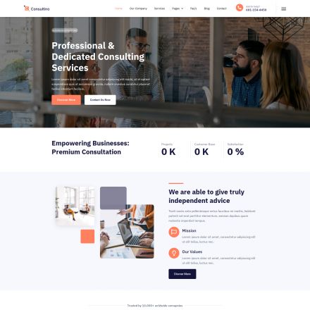 ThemeForest Consultino