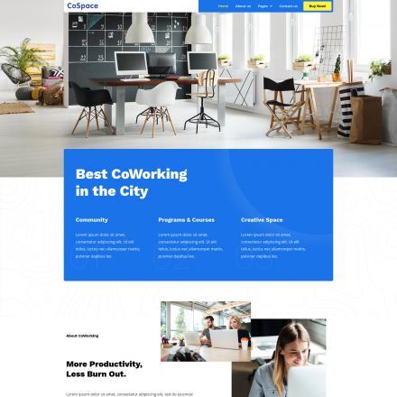 ThemeForest CoSpace Coworking