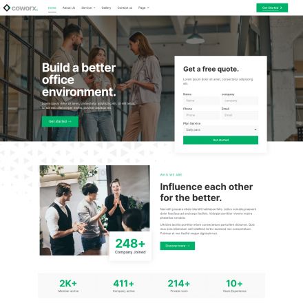 ThemeForest Coworx