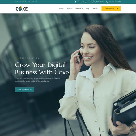 ThemeForest Coxe