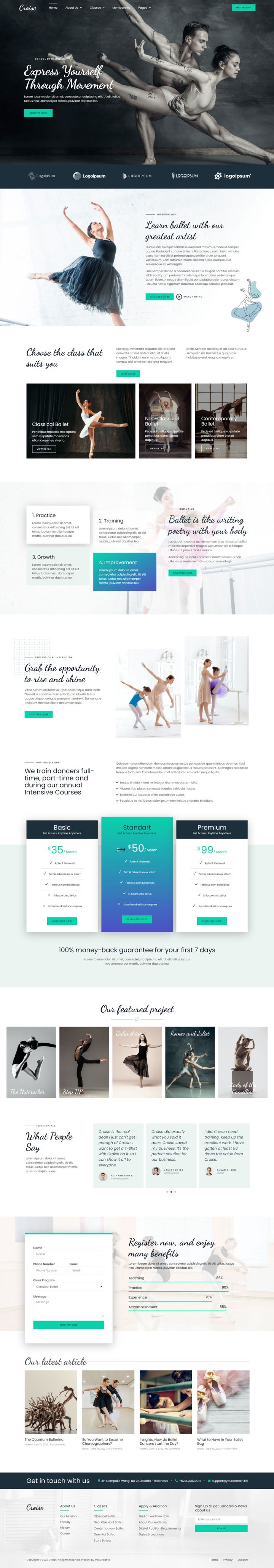 WordPress шаблон ThemeForest Croise