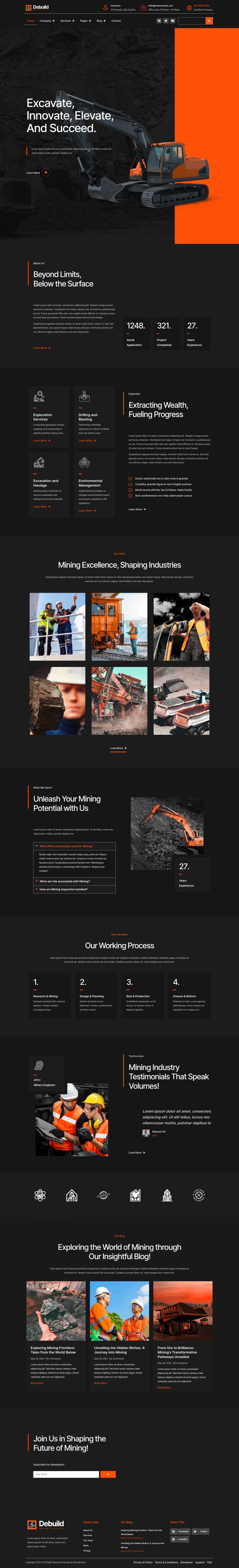 WordPress шаблон ThemeForest Debuild