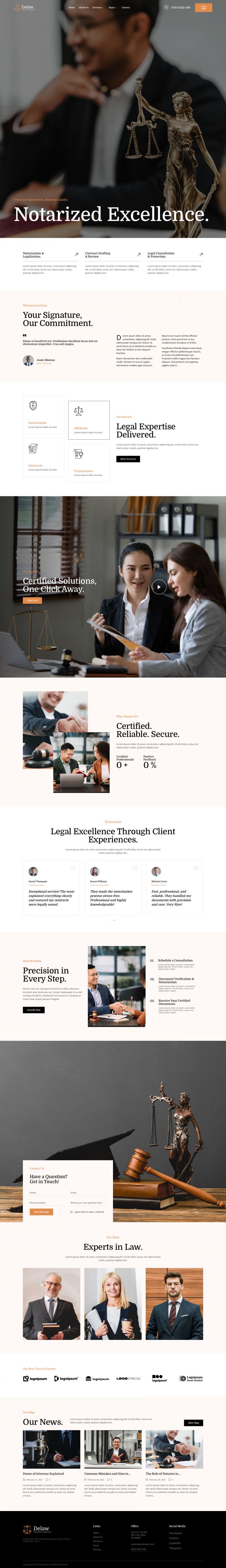 WordPress шаблон ThemeForest Delaw