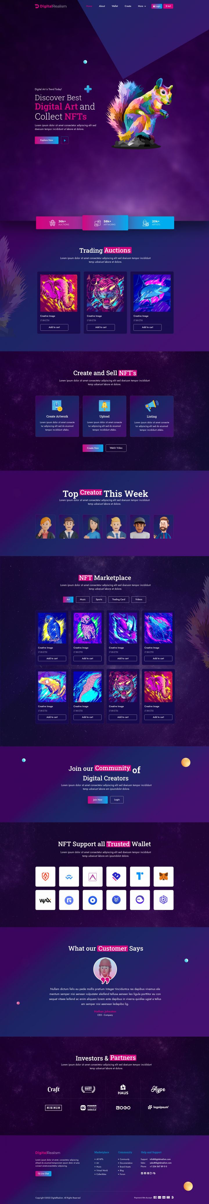 WordPress шаблон ThemeForest Digital Realism