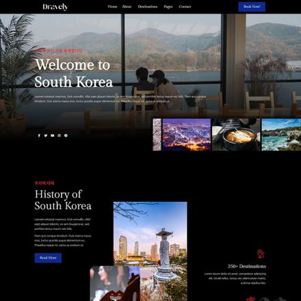 ThemeForest Dravely