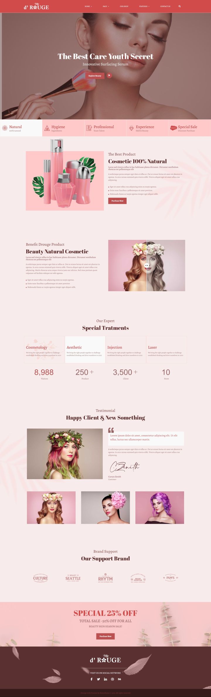 Шаблон ThemeForest Drouge WordPress шаблон ThemeForest Drouge