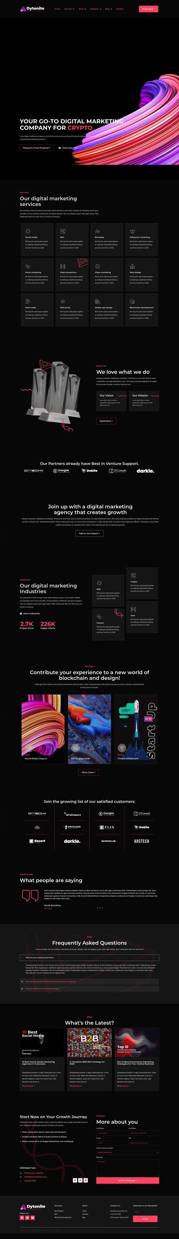 WordPress шаблон ThemeForest Dytonite