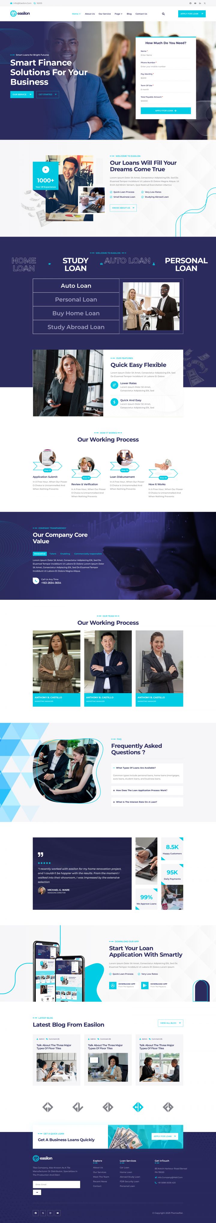 WordPress шаблон ThemeForest Easilon