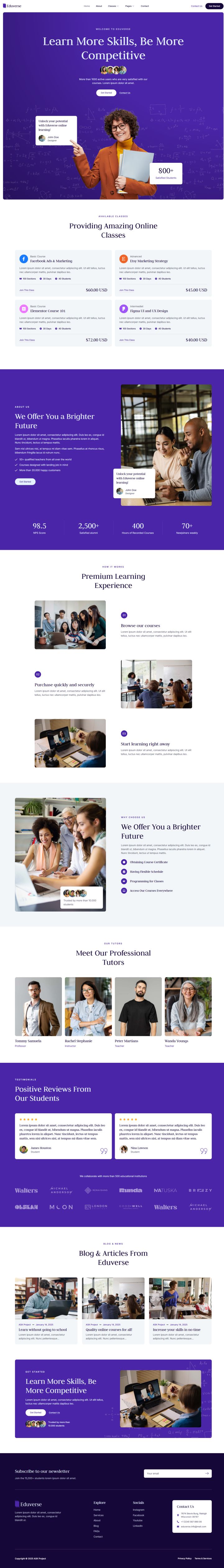 WordPress шаблон ThemeForest Eduverse