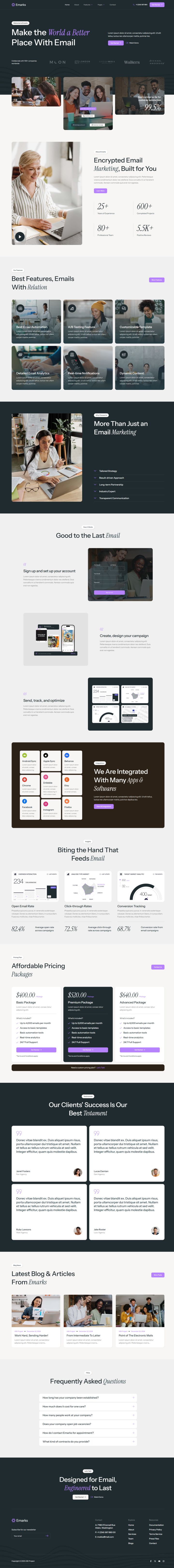 WordPress шаблон ThemeForest Emarks