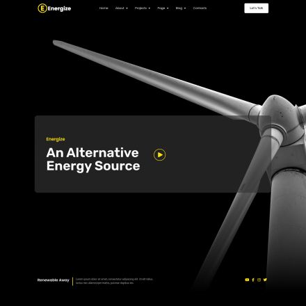 ThemeForest Energize