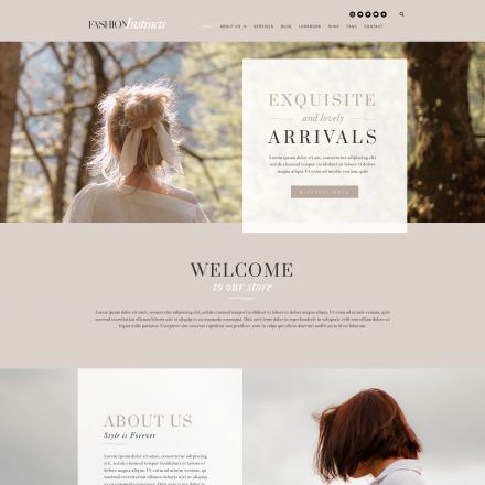 ThemeForest Fashion Instincts