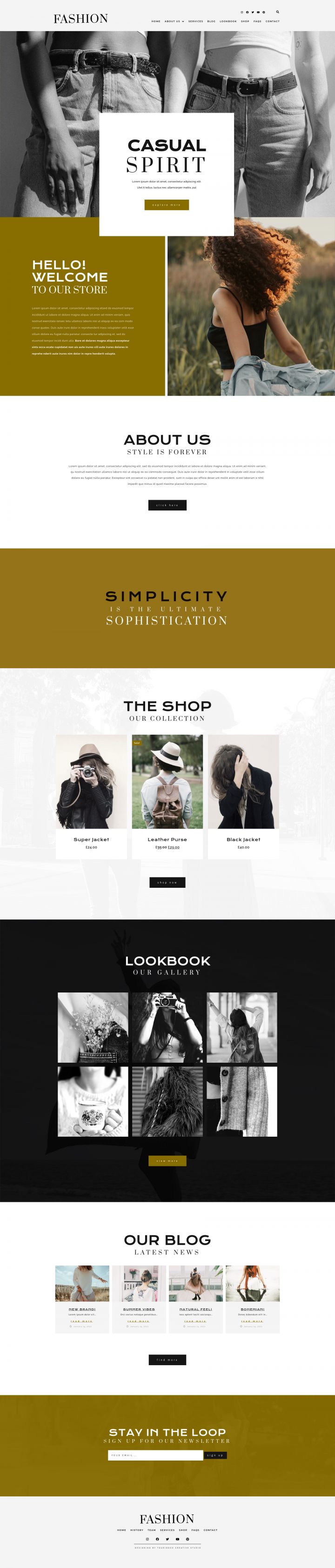 WordPress шаблон ThemeForest Fashion Spirit