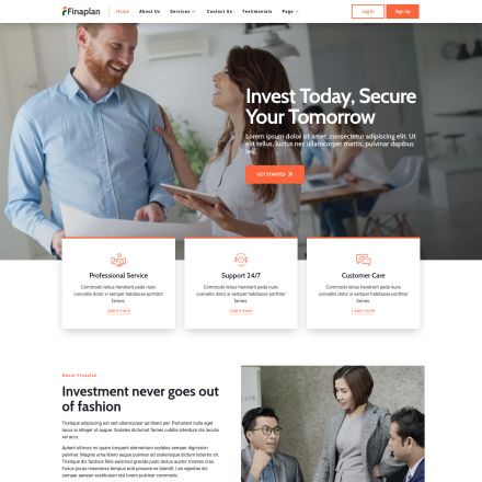 ThemeForest FinaPlan