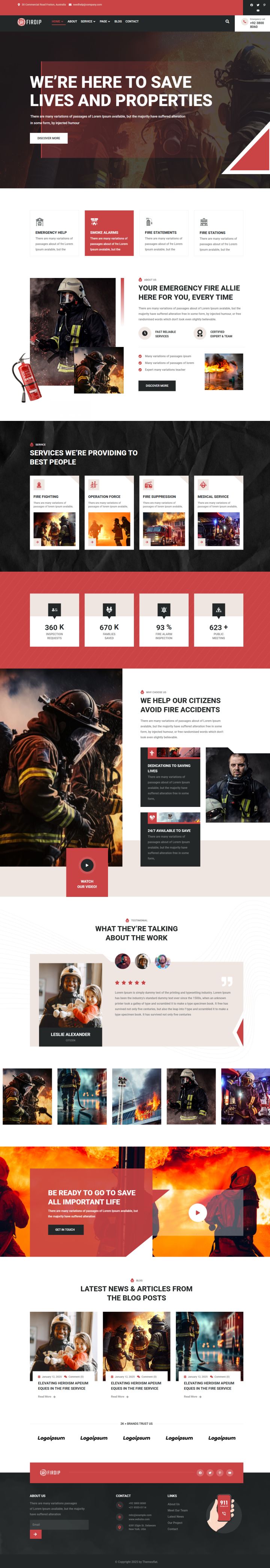 WordPress шаблон ThemeForest Firdip