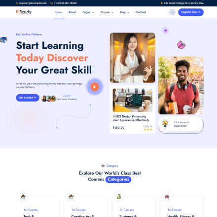 ThemeForest FiStudy