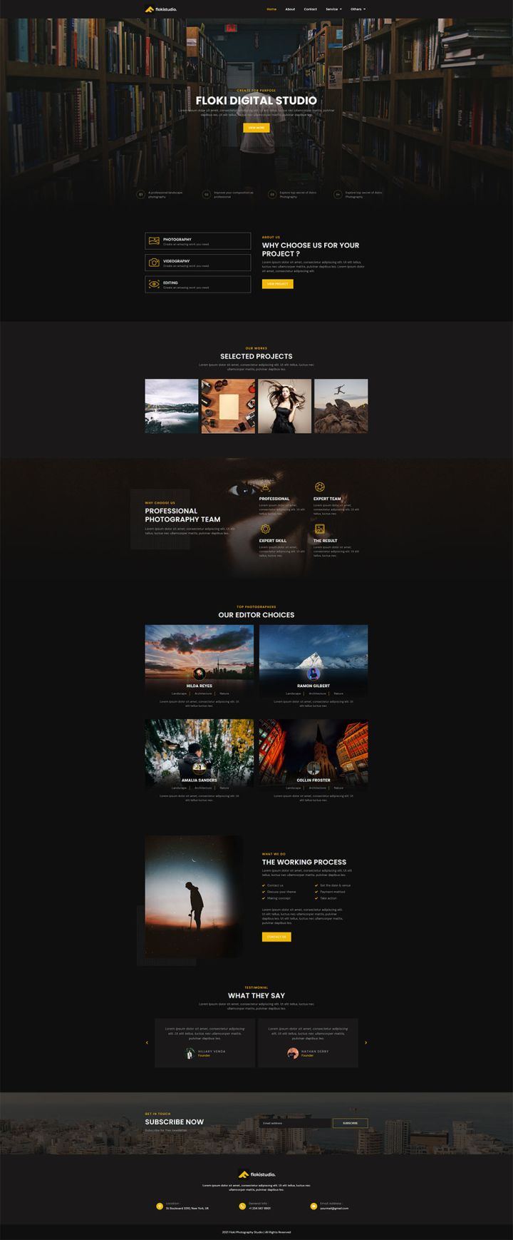 WordPress шаблон ThemeForest Floki