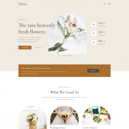 ThemeForest Floristy