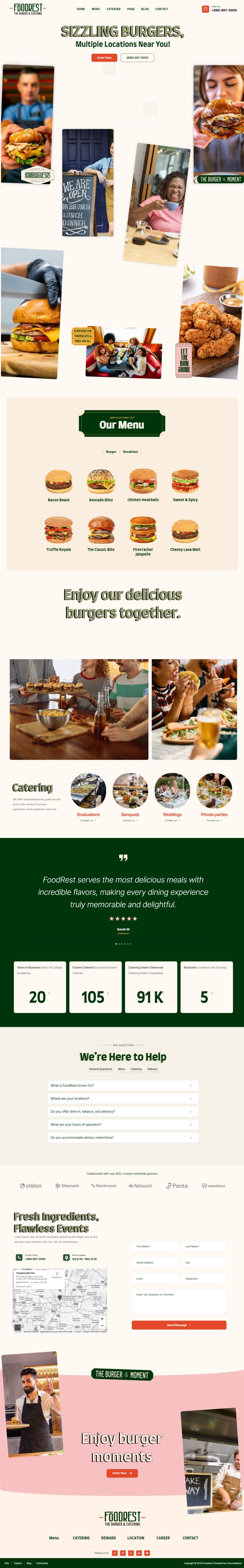 WordPress шаблон ThemeForest Foodrest