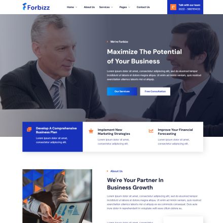 ThemeForest Forbizz