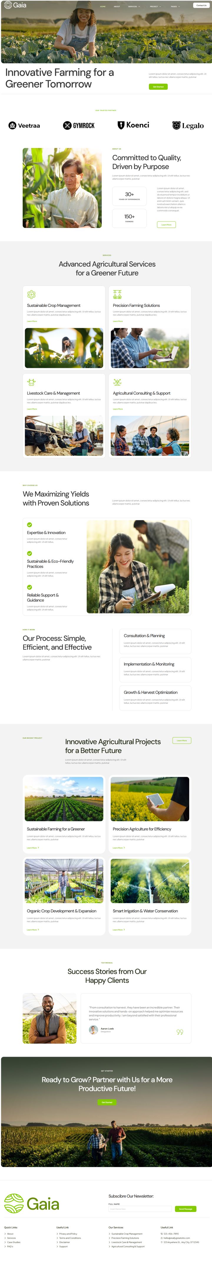WordPress шаблон ThemeForest Gaia