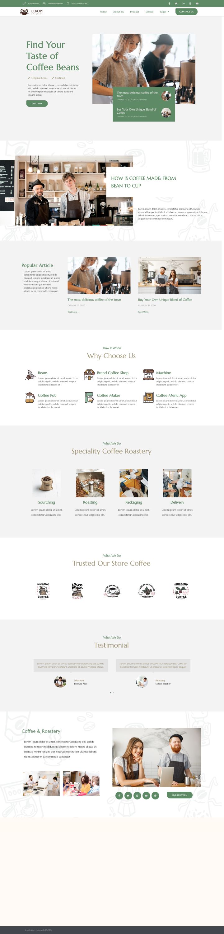 WordPress шаблон ThemeForest Gekopi