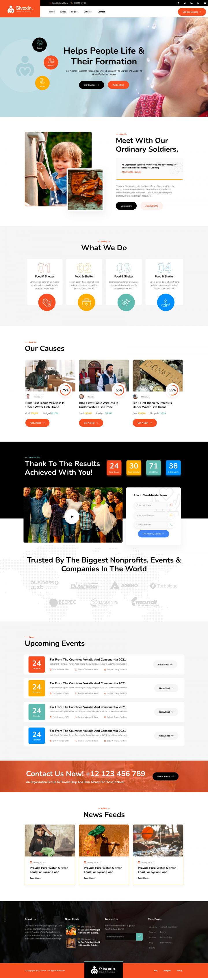WordPress шаблон ThemeForest Givoxin