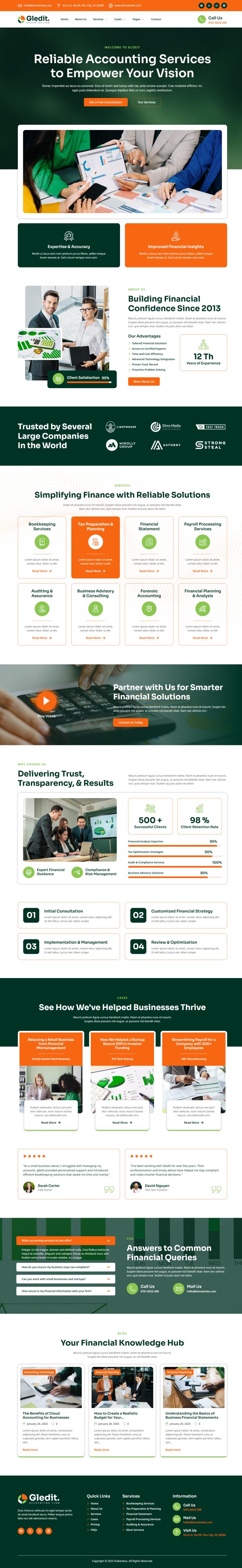 WordPress шаблон ThemeForest Gledit