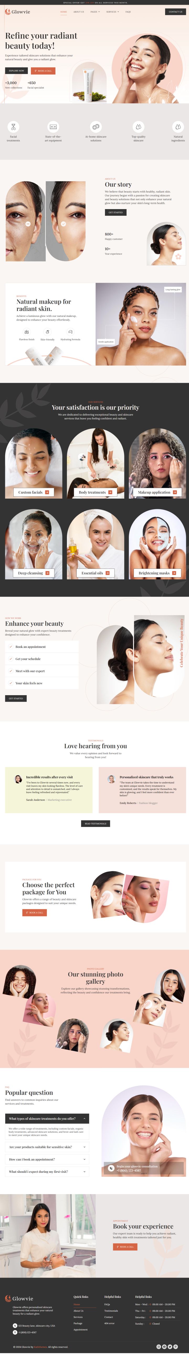 WordPress шаблон ThemeForest Glowvie