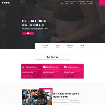 ThemeForest Gymna