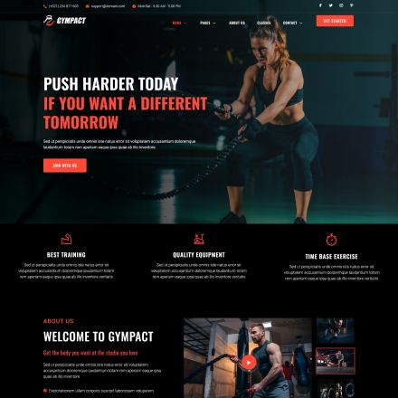 ThemeForest Gympact