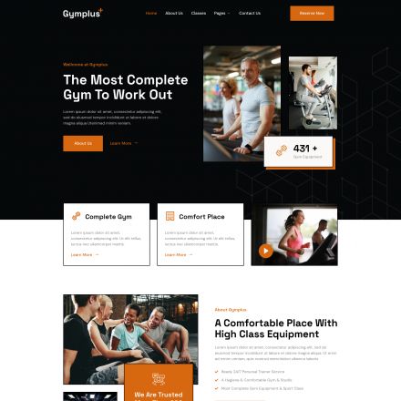 ThemeForest Gymplus