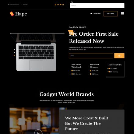 ThemeForest Hape