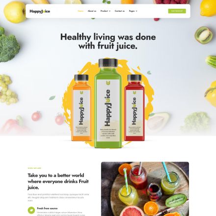 ThemeForest HappyJuice
