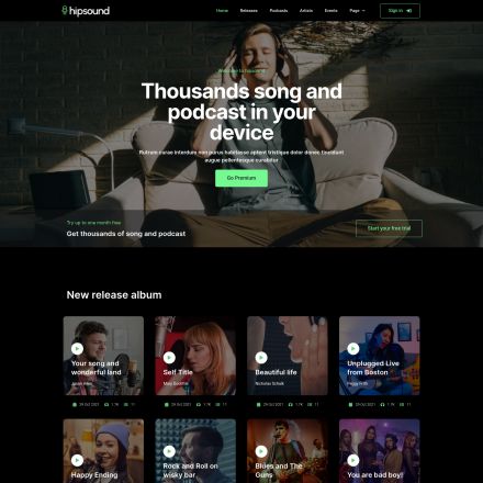 ThemeForest Hipsound