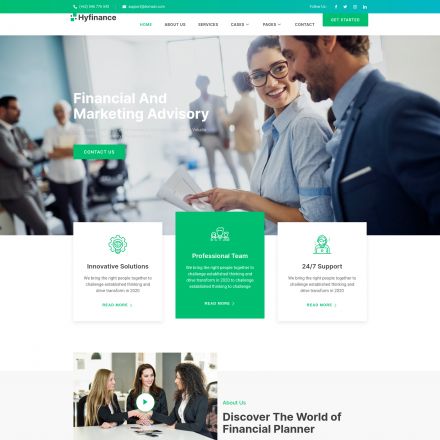 ThemeForest Hyfinance