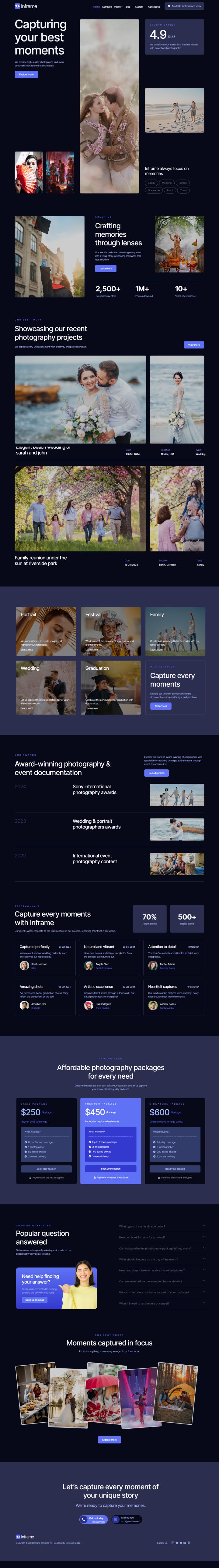 WordPress шаблон ThemeForest Inframe