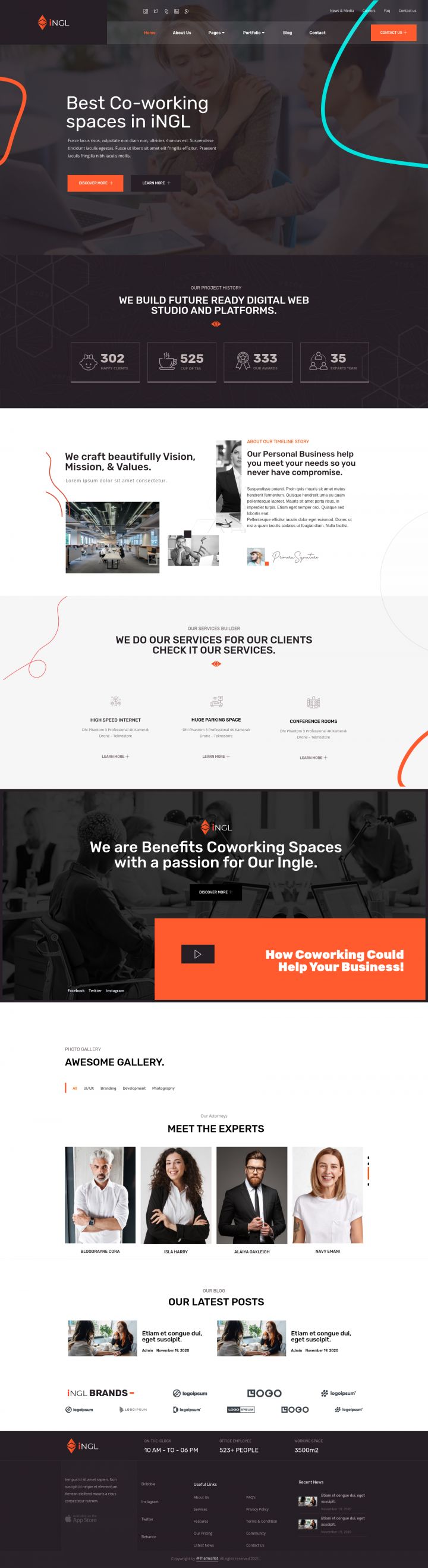 WordPress шаблон ThemeForest Ingl