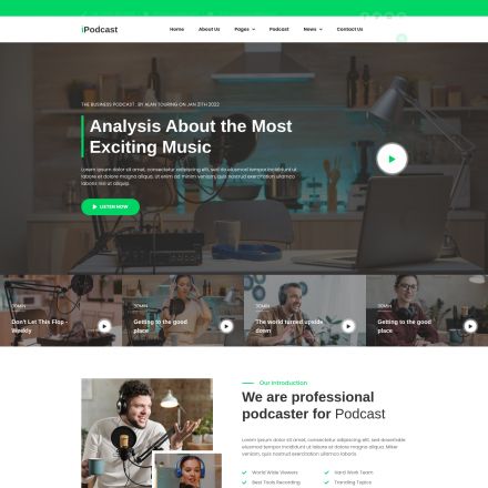 ThemeForest iPodcast